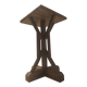 Tabouret design 3 essences de bois naturel