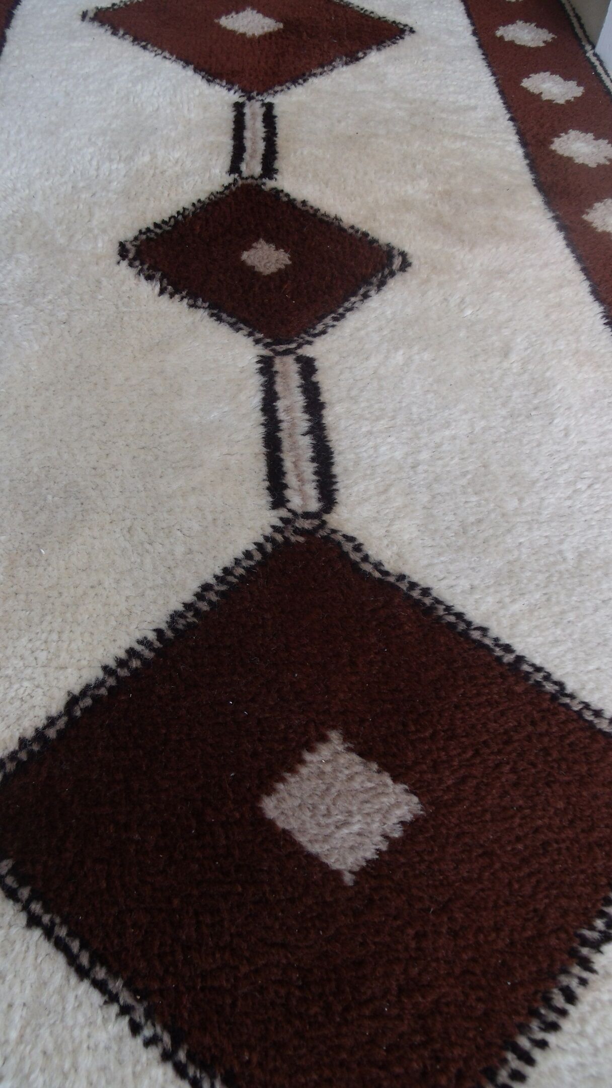Carpet wool style ethnic 104 x 198