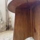 Constructivist gueridon 1950 mahogany