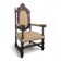 Louis XIII style oak armchair