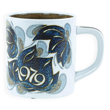 Mug en porcelaine, design danois, 1979, designer : Ivan Weiss, fabricant : Roy