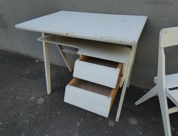 bureau scandinave pieds compas pour enfant