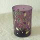 Fine crystal enamel cup glass 19th n1