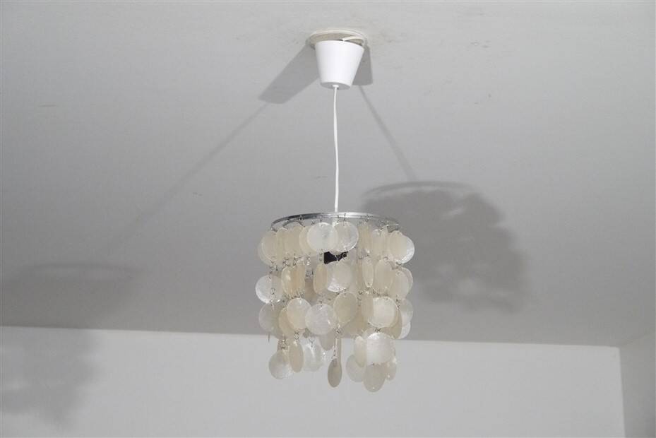 Suspension vintage en nacre 1970
