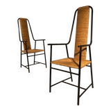 Pair of modernist armchairs circa 1950
