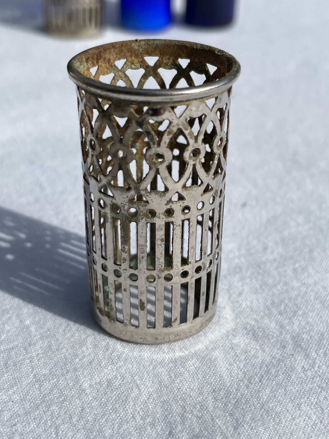 Glass salt and pepper shaker