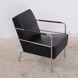Leather sofa & armchair by Gunilla Allard 1990's