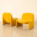 Pair of "Alky" lounge chairs by Giancarlo Piretti for Anonima Castelli 80's