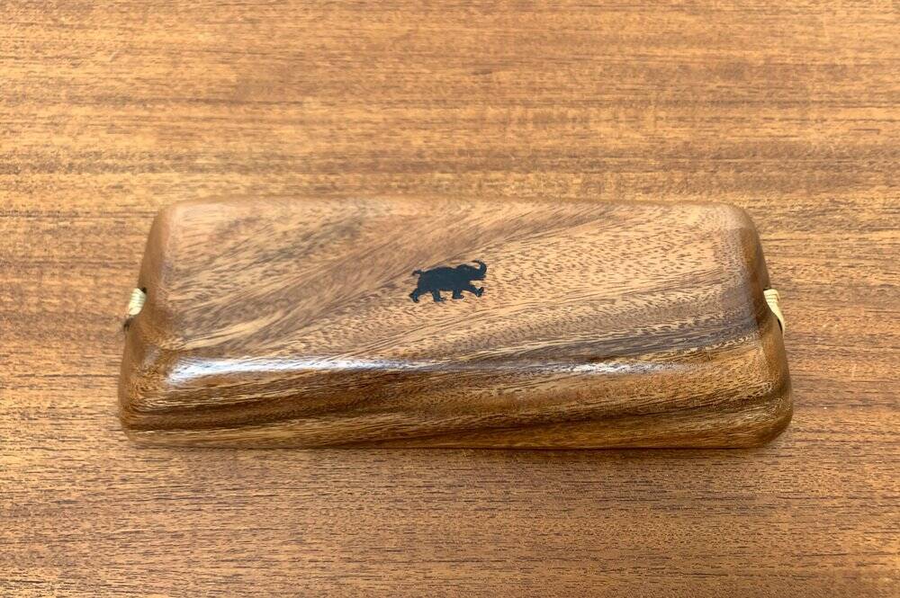 Teak bowl from the mid-century, 1960s.