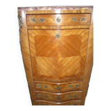 secretary style louis xv curved rosewood