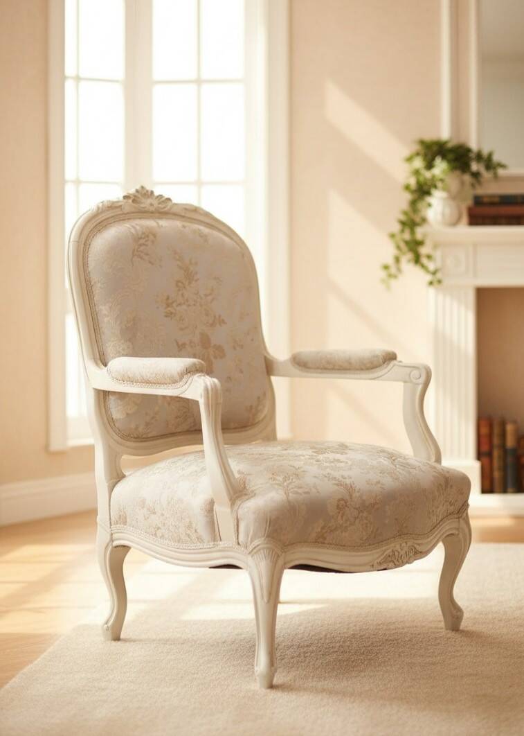Paire de fauteuils style Louis XV, XXème s.