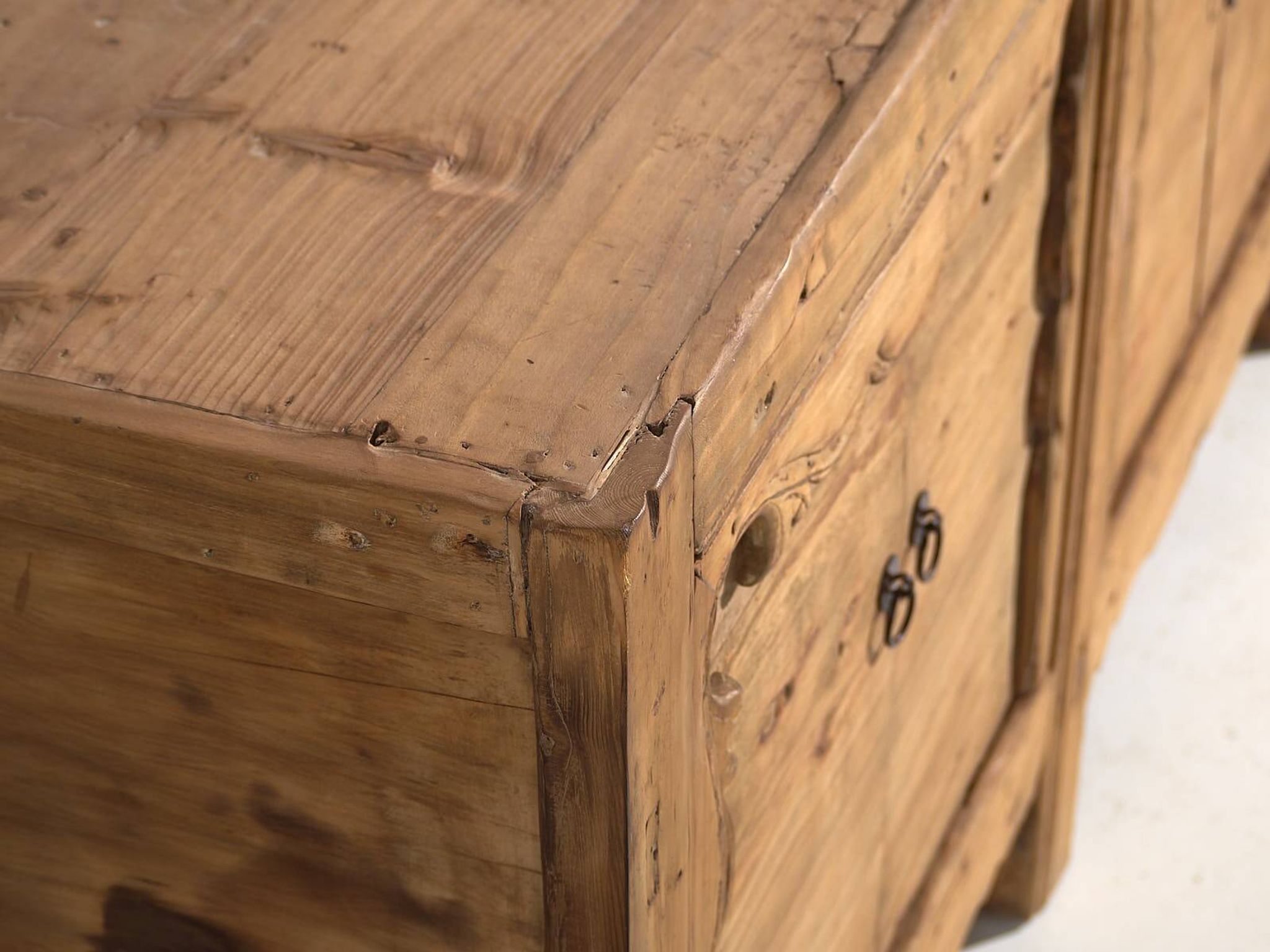 Antique Chinese buffet with four doors (c.1900) #12