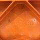 Ensemble de 2 chaises vintage Allibert en plastique orange, France 1970