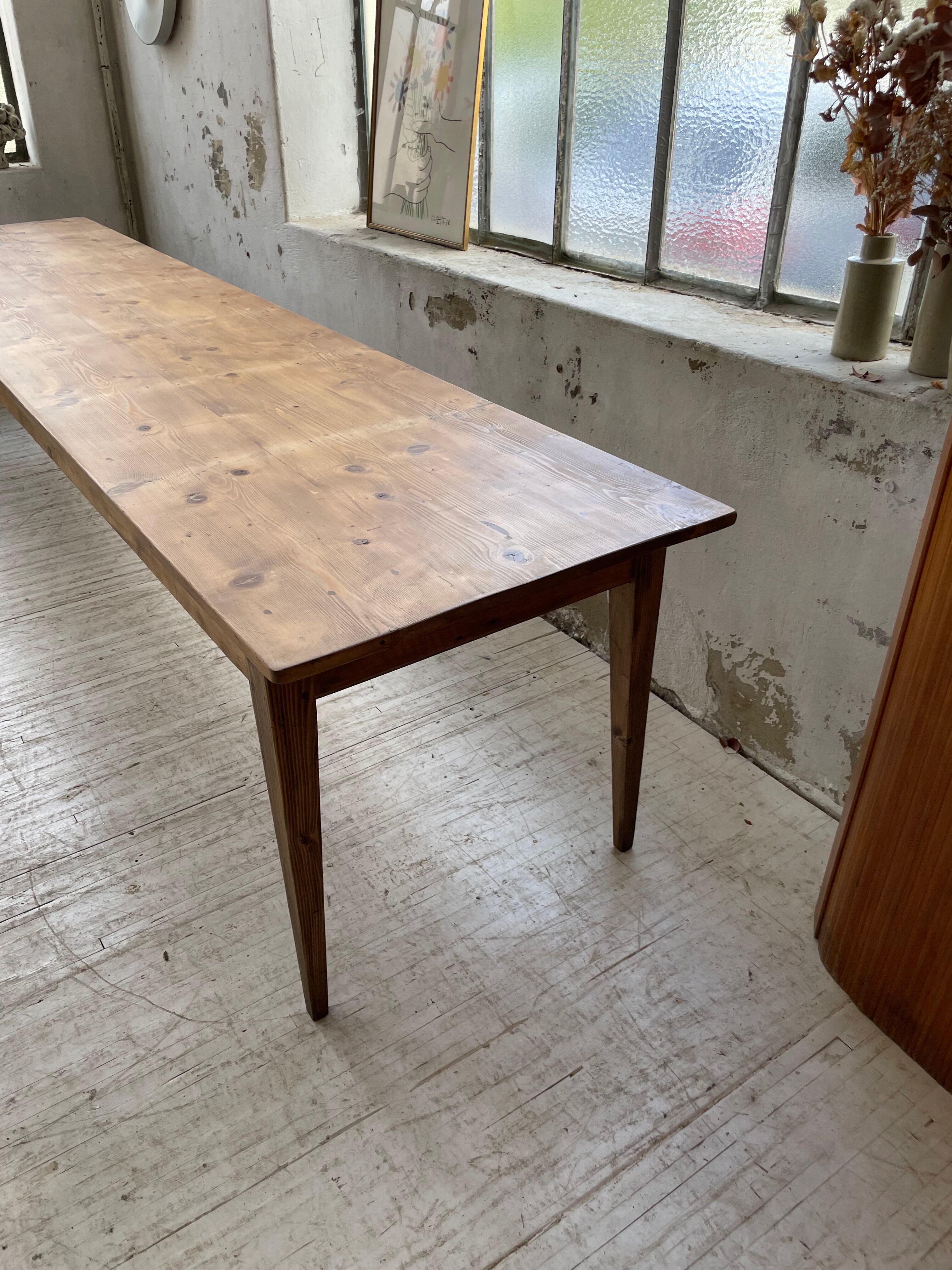 Xxl pine farmhouse table 338cm
