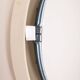 Vintage wall mirror 70's white backlit o design allibert