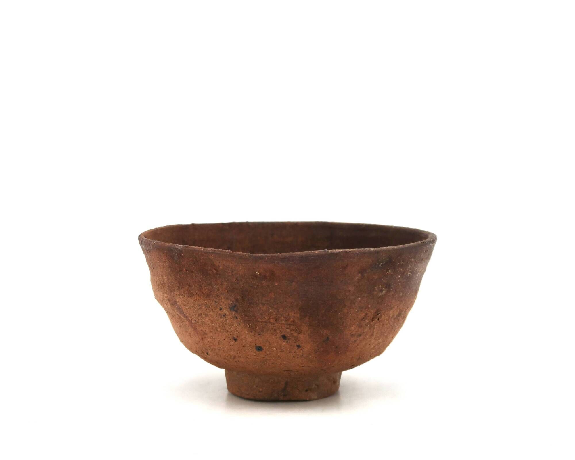 Stoneware bowl wood-fired by Jean Marie Foubert, vintage ceramics.