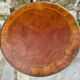 Small side table in precious wood marquetry in the Louis XV style.