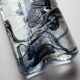1970s Glass and Silver Plated Vase by Claude Cuny for Cassetti Firenze
