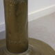 Round copper side table from the 50 years