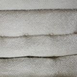 Chair "Space Age" in unbleached wool, France, circa 1970