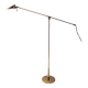 Floor lamp reading light fase 80s gold
