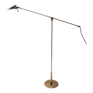Lampadaire liseuse fase année 80 doré