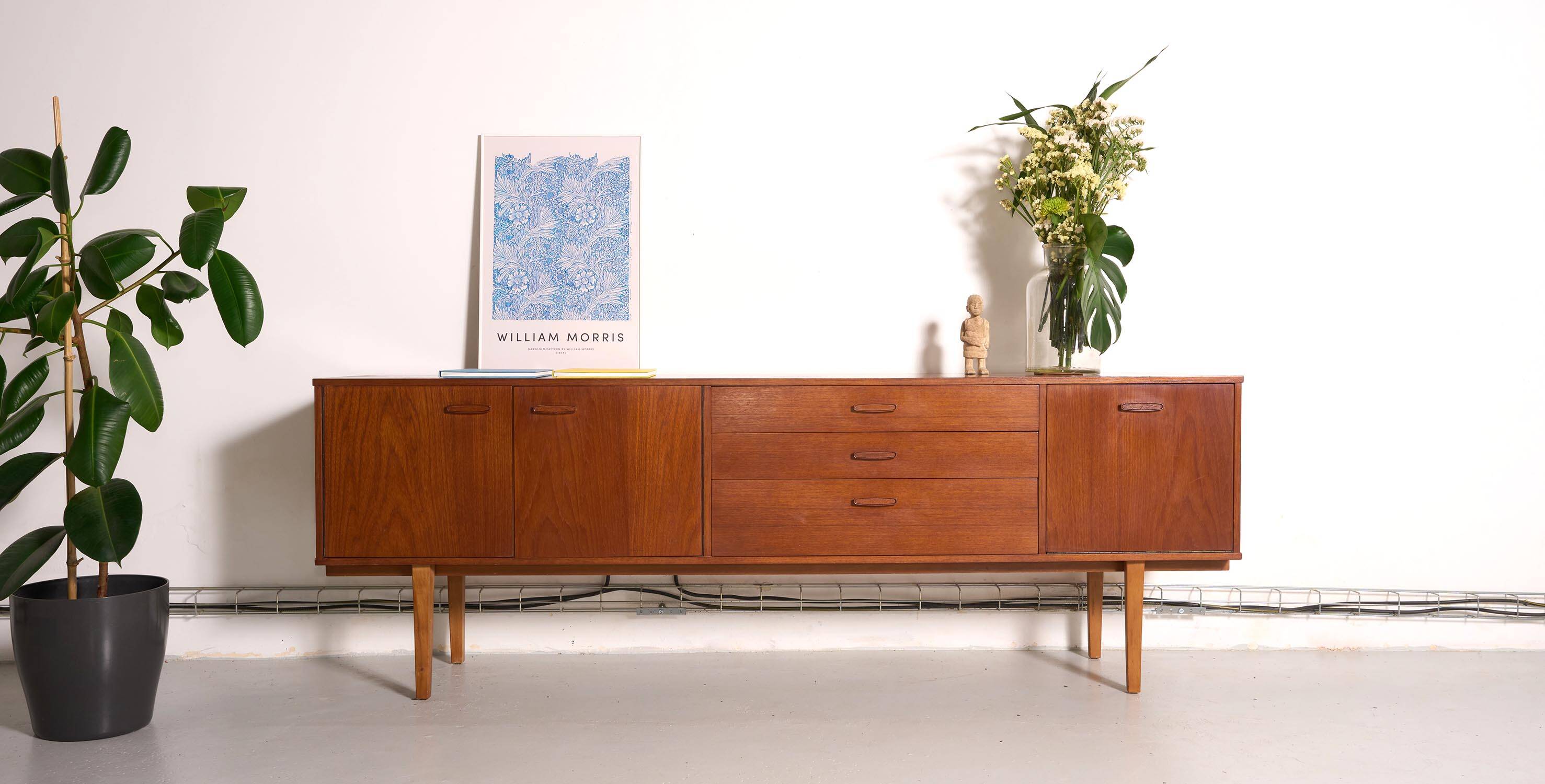 Avalon Yatton vintage sideboard, Scandinavian style L203cm