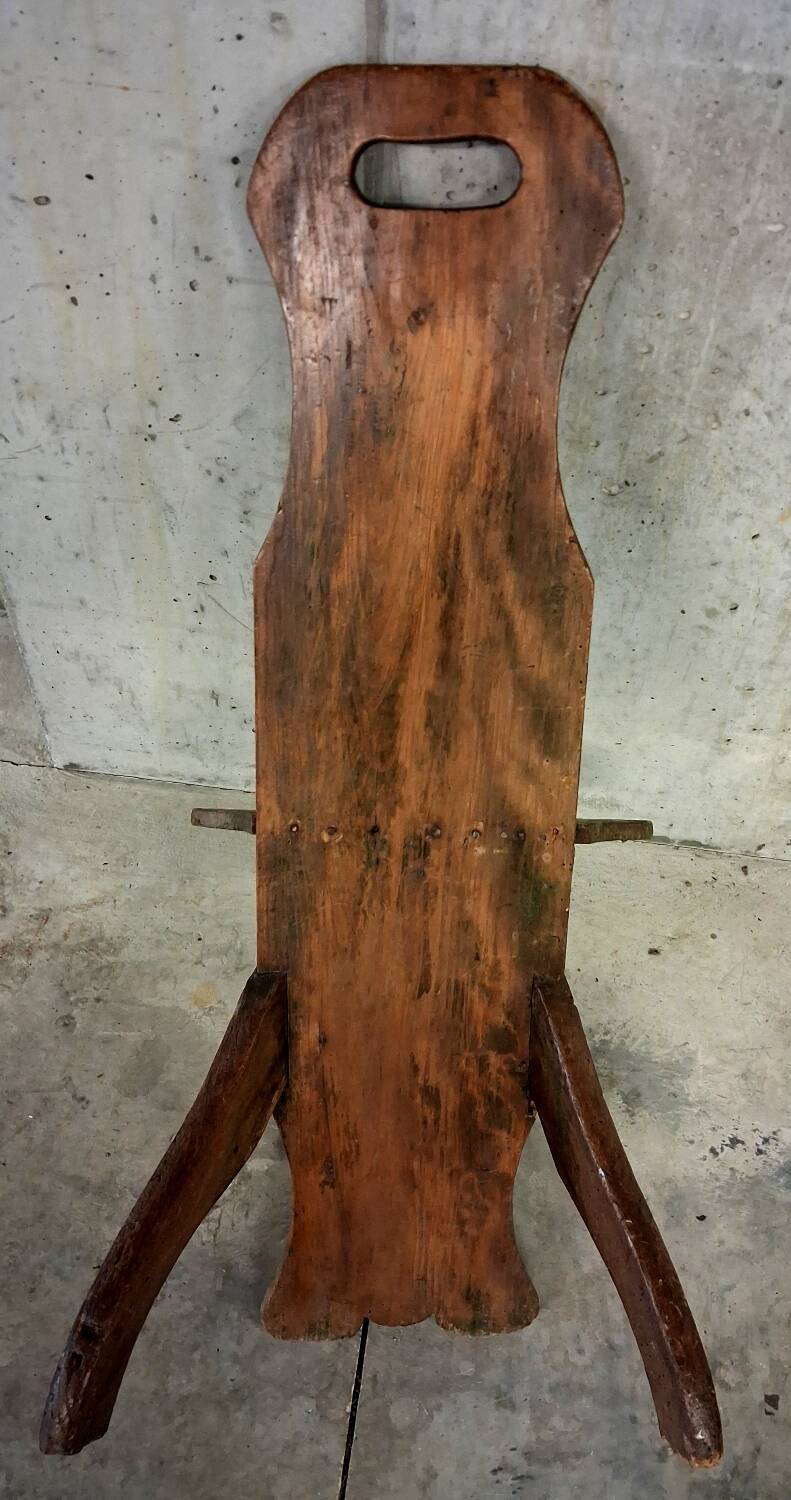 Handcrafted armchair Swiss Alps