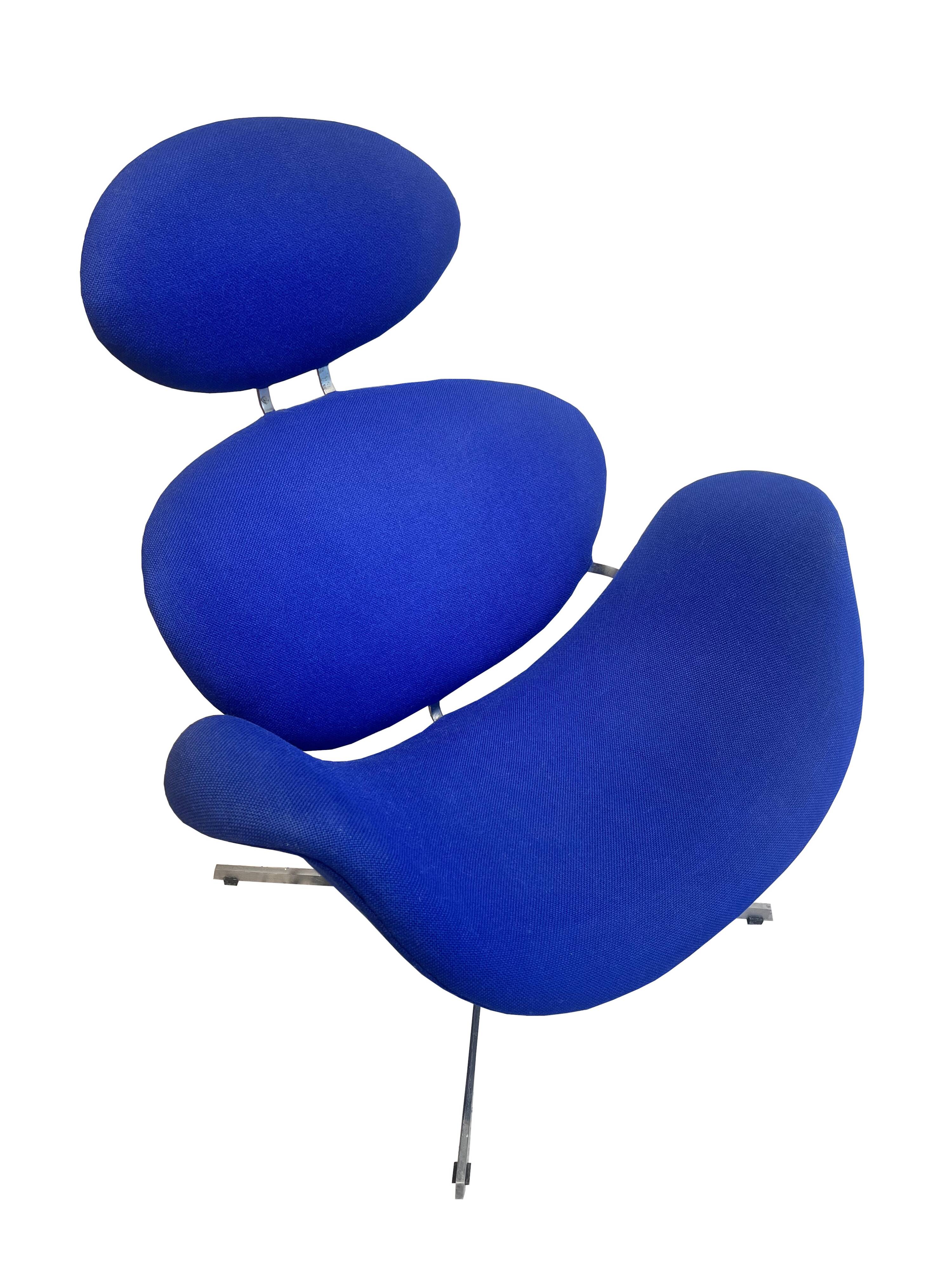 First edition of the "Big Tulip" or "F551" model armchair by Pierre Paulin, Artifort edition, 1956.
