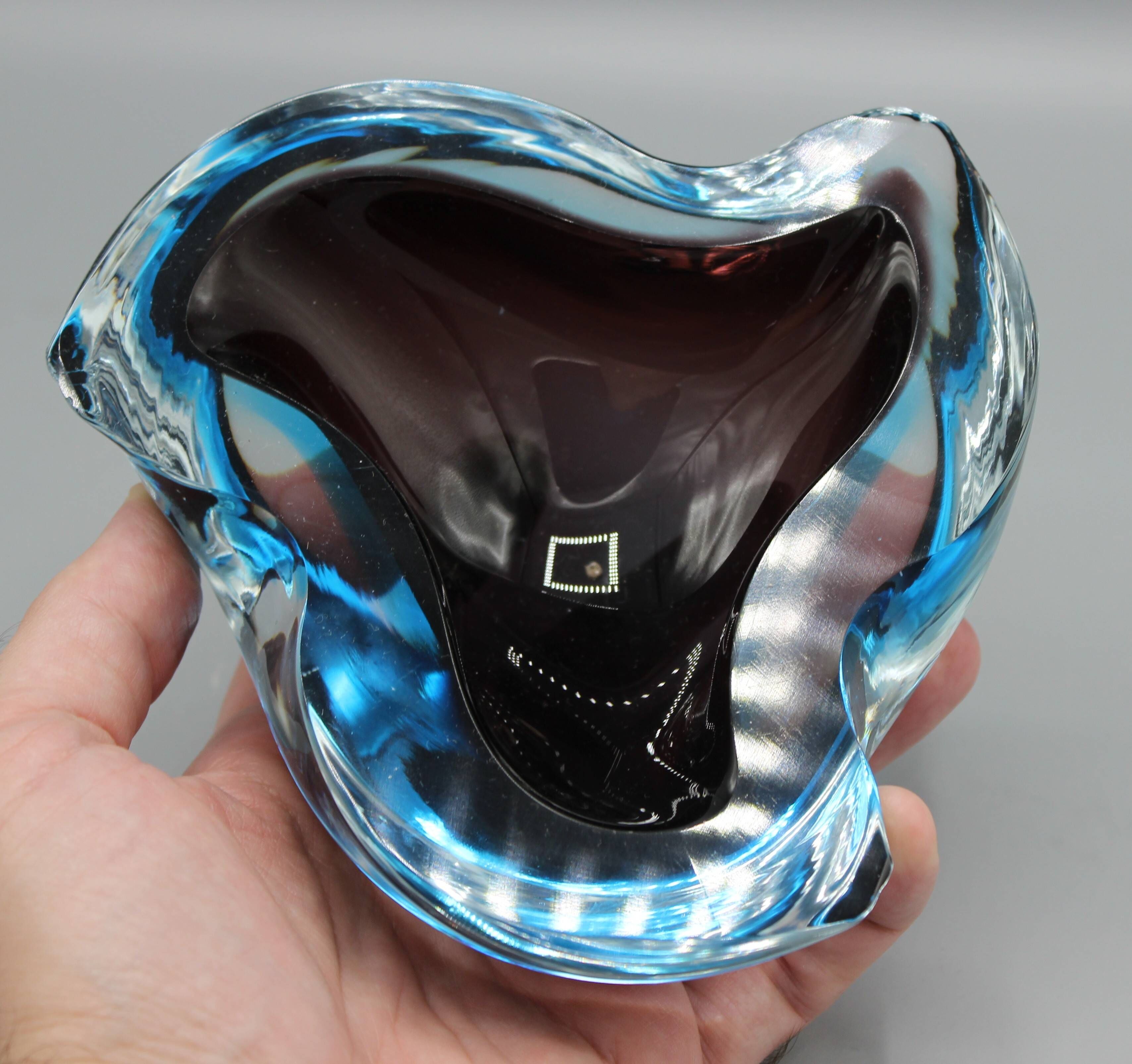 Vintage ashtray design murano sommerso