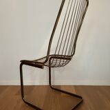 Gilded metal chairs