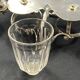 19th century Louis XV style condiment holder, silver or silver-plated metal frame