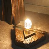 Sculptural Solid Wood Floor Lamp Post-Modern Light STRATA by Flowlight UK