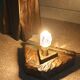Sculptural Solid Wood Floor Lamp Post-Modern Light STRATA by Flowlight UK