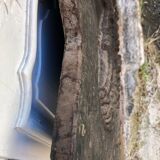 Cast iron fireplace plate