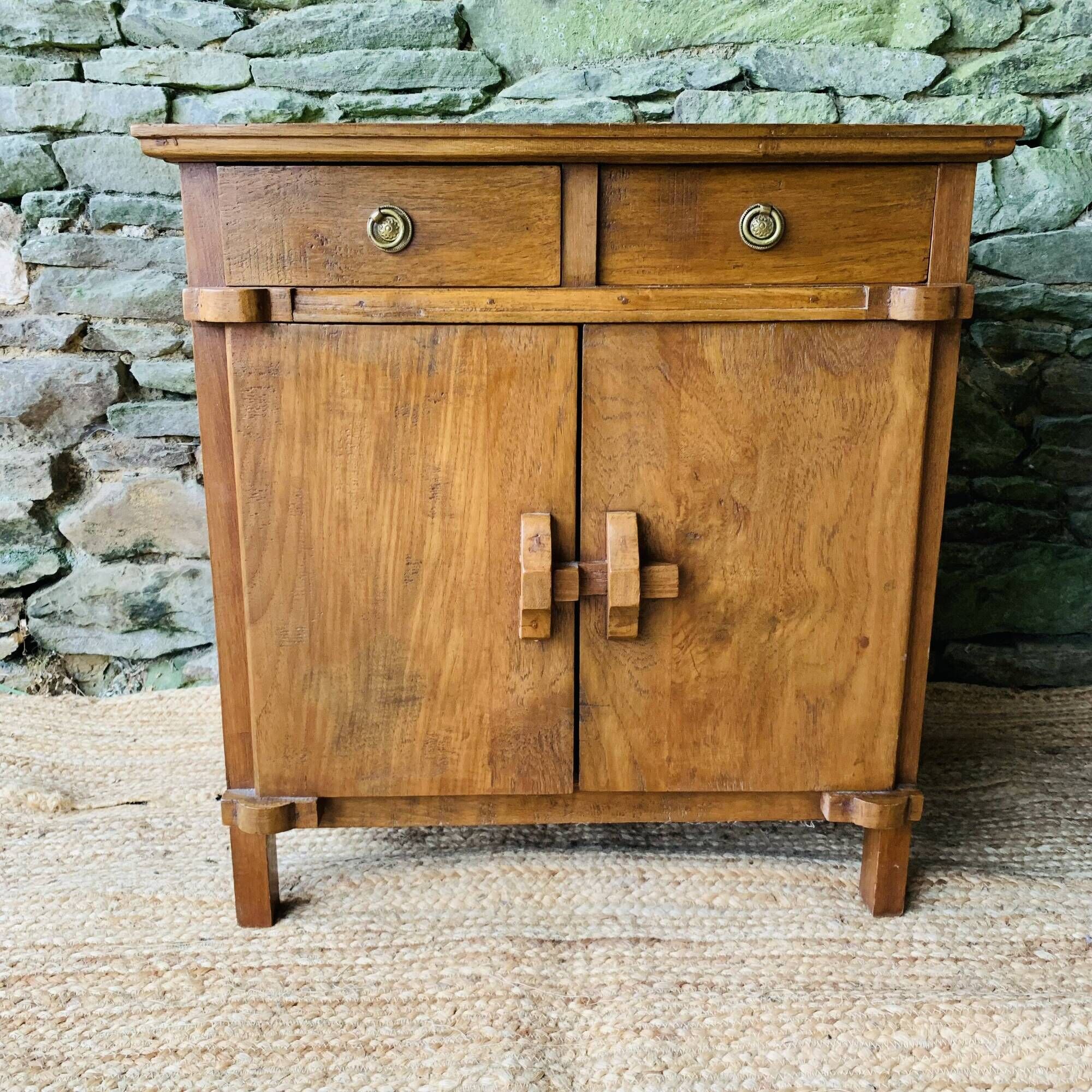 Small rustic vintage piece of furniture