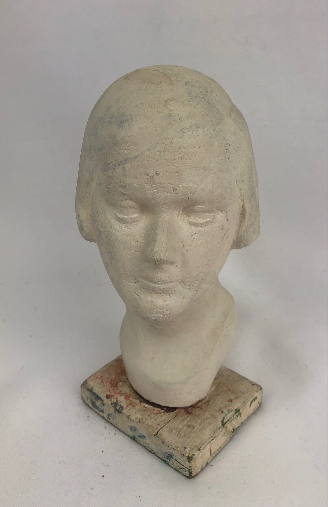 Vintage plaster head