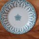 Assiette Terre de Fer Gien, décor Florentin