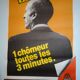 Former political campaign poster 97 x 87.5 cm