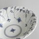 Small Myott porcelain salad bowl, blue floral decoration