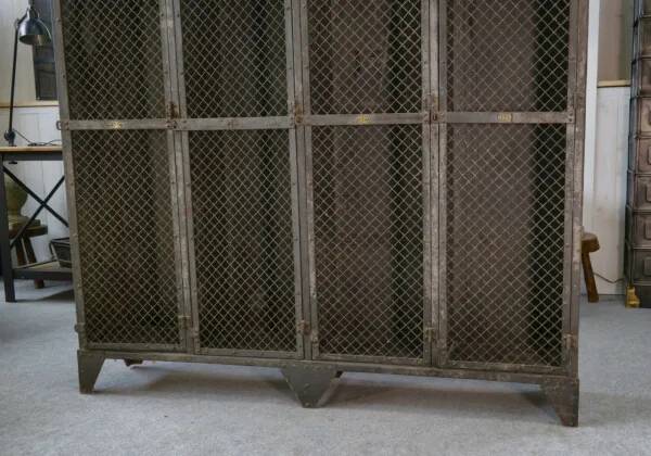 Old patinated Ghent locker room from the 1930s