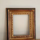 Cadre doré style barbizon en bois