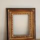Cadre doré style barbizon en bois