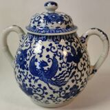 Blue White Japanese Porcelain Tea Set