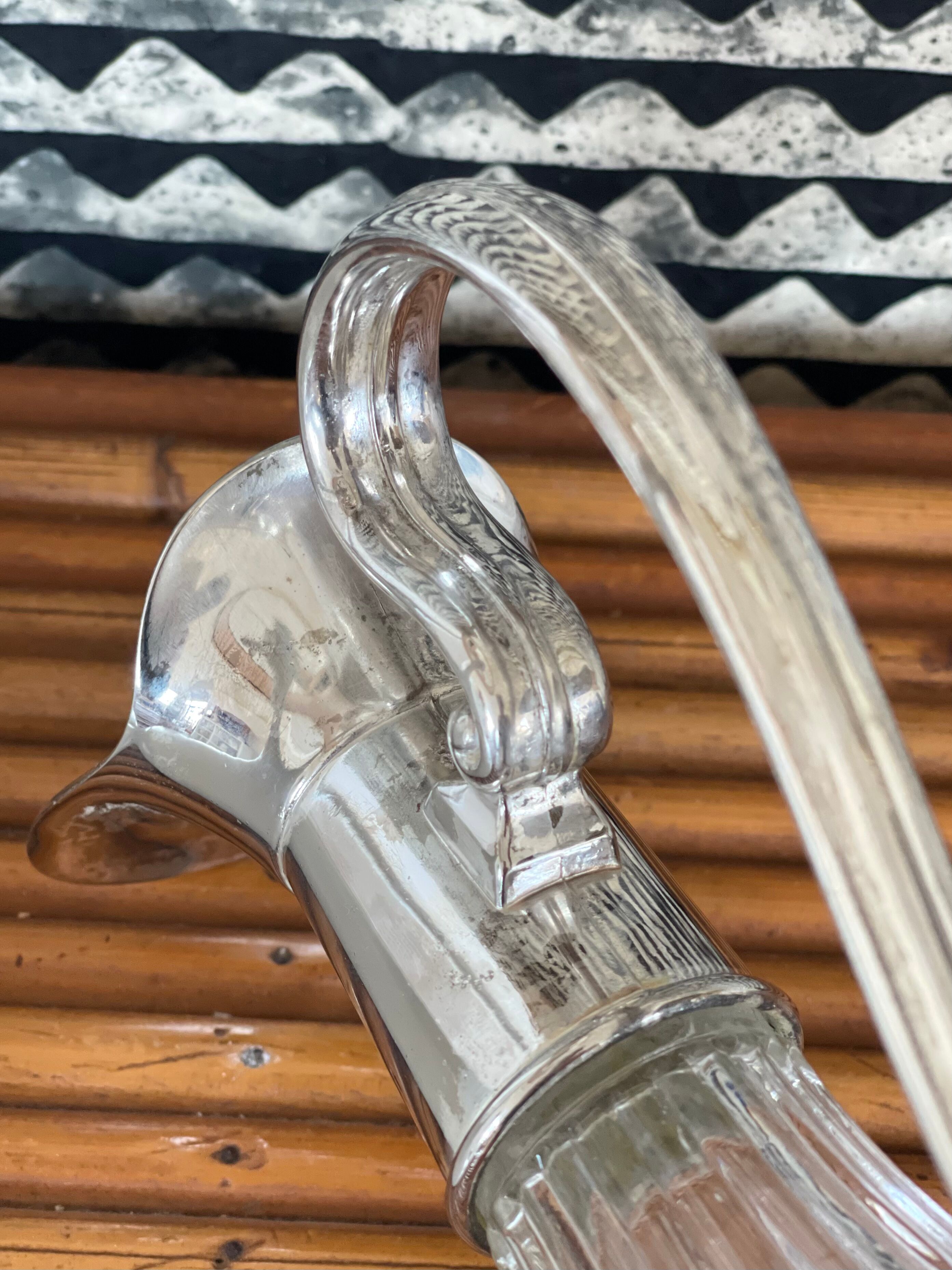Antique glass decanter