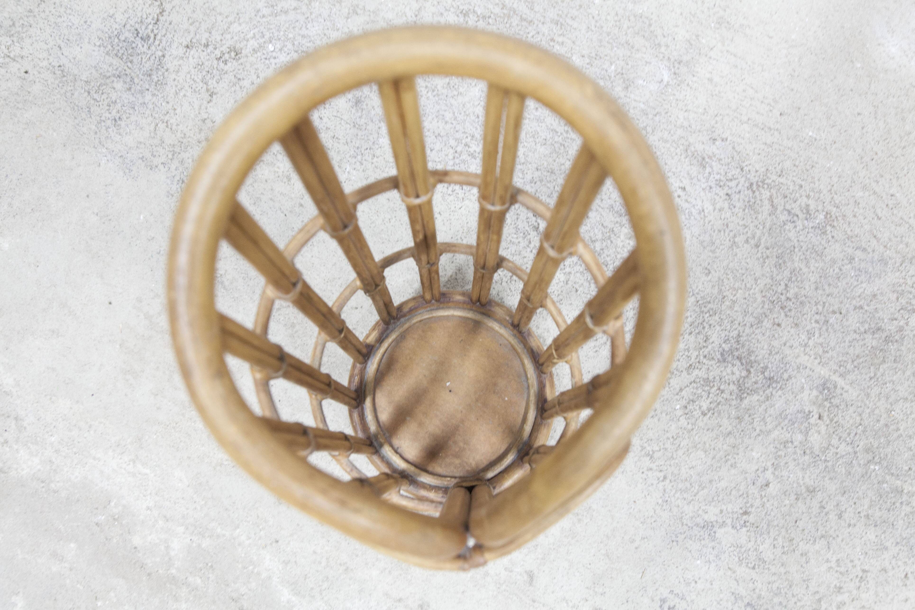 Bamboo umbrella stand 1970