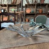 Antique vintage Baccarat crystal bowl in the shape of a star