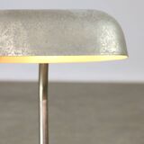 Weathered Italian Table Lamp in Chrome, 1940s