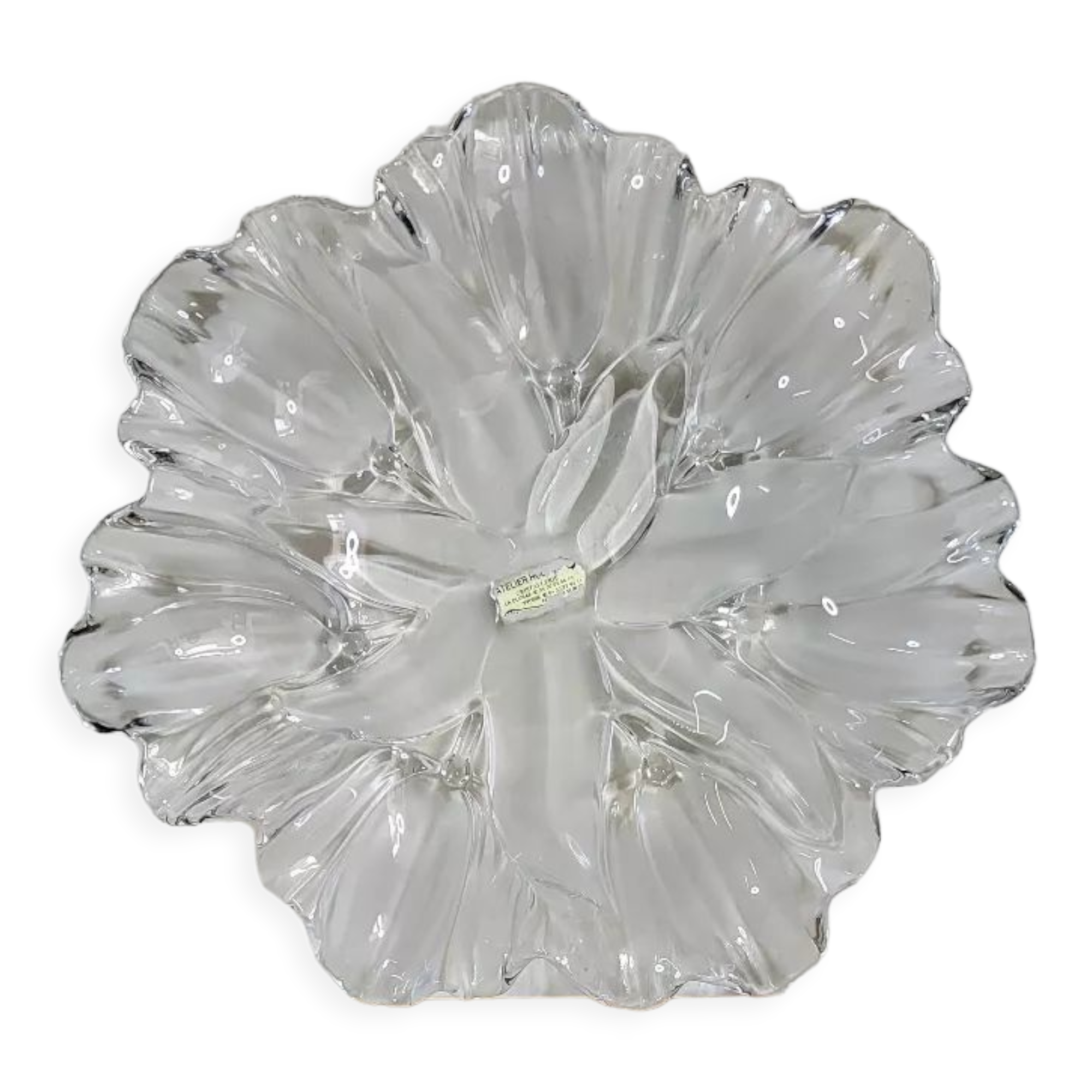 Saladier en cristal