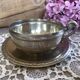Lot de 3 tasses anciennes "argenterie"